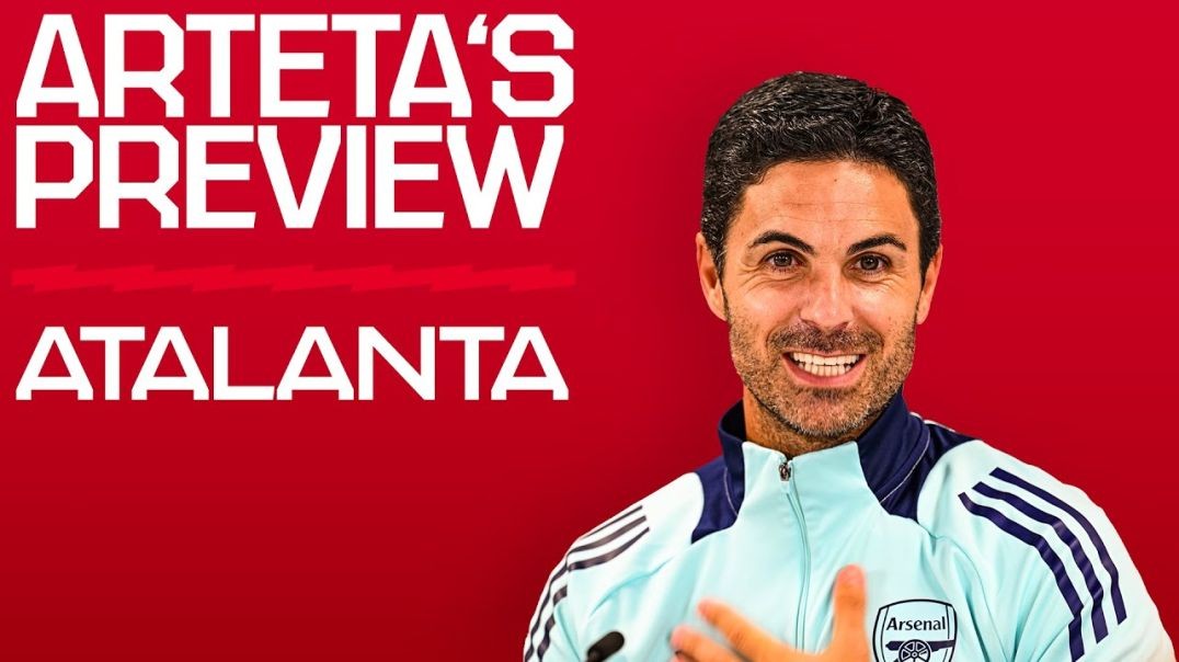 ⁣PRESS CONFERENCE _ Arteta previews Atalanta _ UCL return, Odegaard &amp;amp; more _ Champions Le