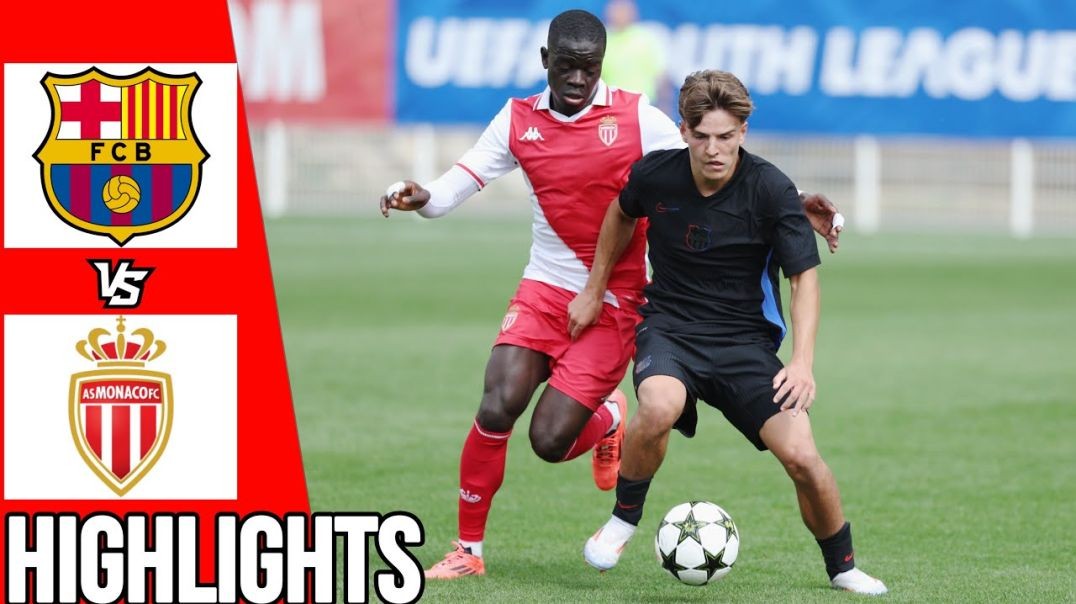 ⁣Barcelona vs Monaco _ WHAT A GAME🔥_ All Goals &amp;amp; Highlights _ Youth League _ 19_09_24