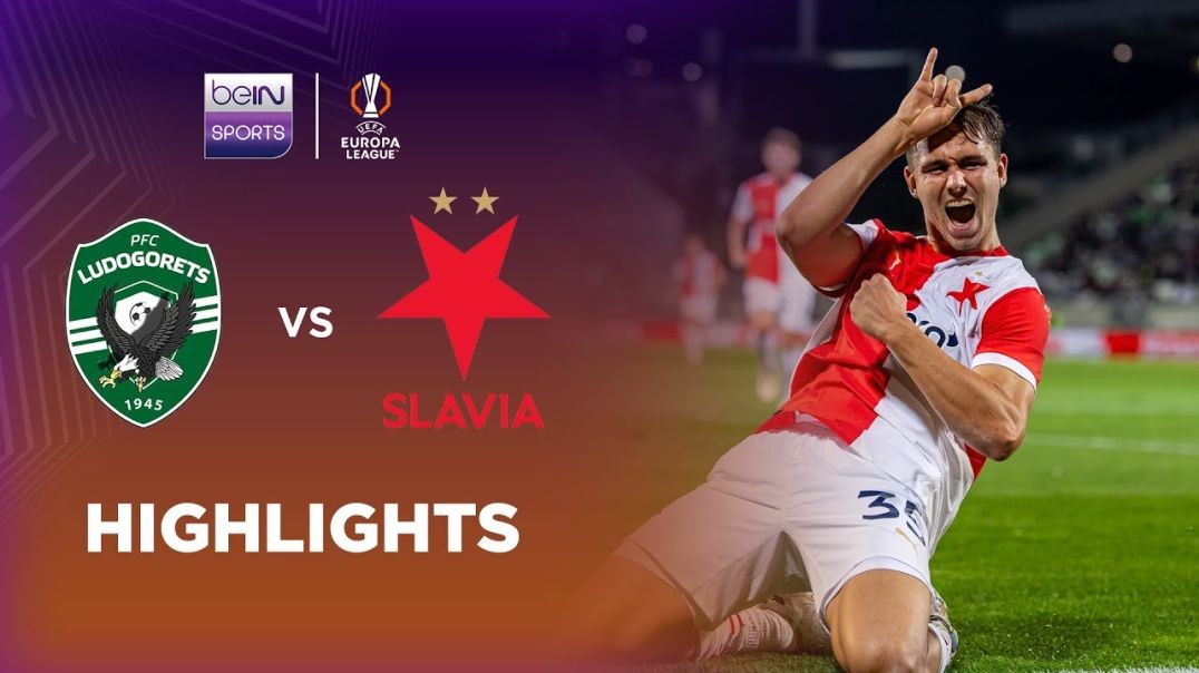 ⁣Ludogorets 0-2 Slavia Praha _ Europa League 24_25 Match Highlights