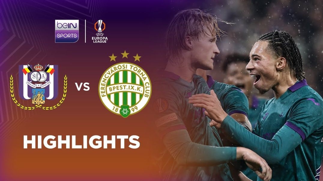 ⁣Anderlecht 2-1 Ferencvárosi _ Europa League 24_25 Match Highlights