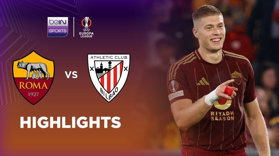 ⁣Roma 1-1 Athletic Club - Europa League 24-25 Match Highlights
