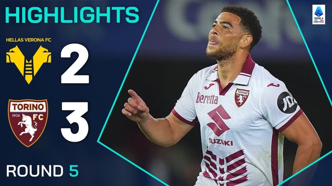 ⁣VERONA-TORINO 2-3  HIGHLIGHTS  Adams edges Verona in five-goal thriller  Serie A 202425