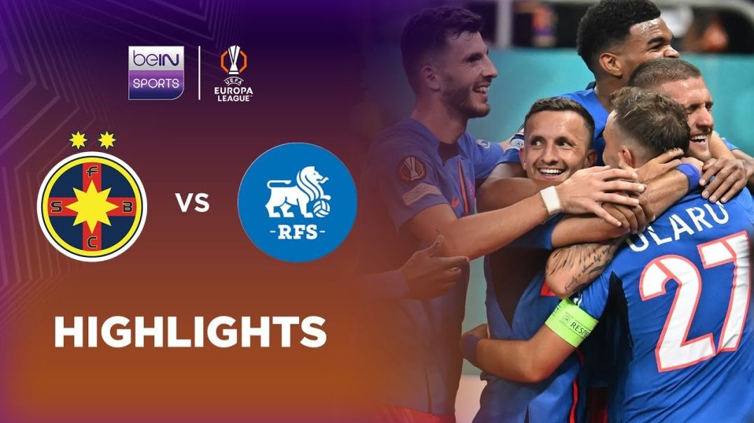 ⁣FCSB 4-1 Rigas FS - Europa League 24-25 Match Highlights