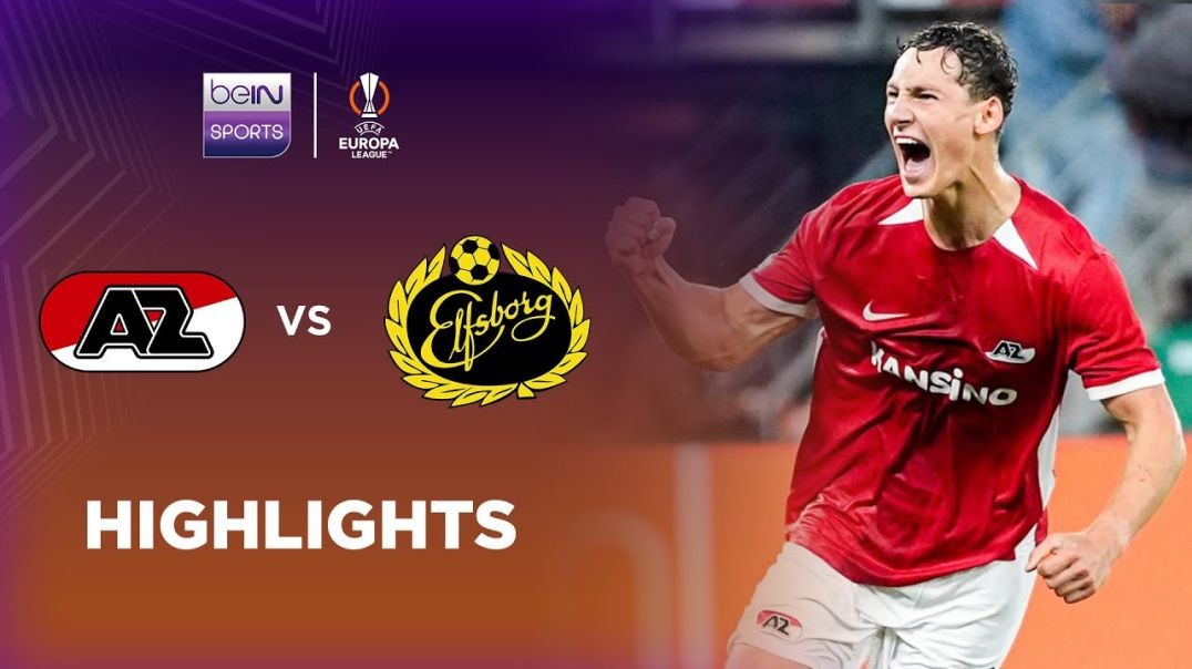 ⁣AZ Alkmaar 3-2 IF Elfsborg _ Europa League 24_25 Match Highlights