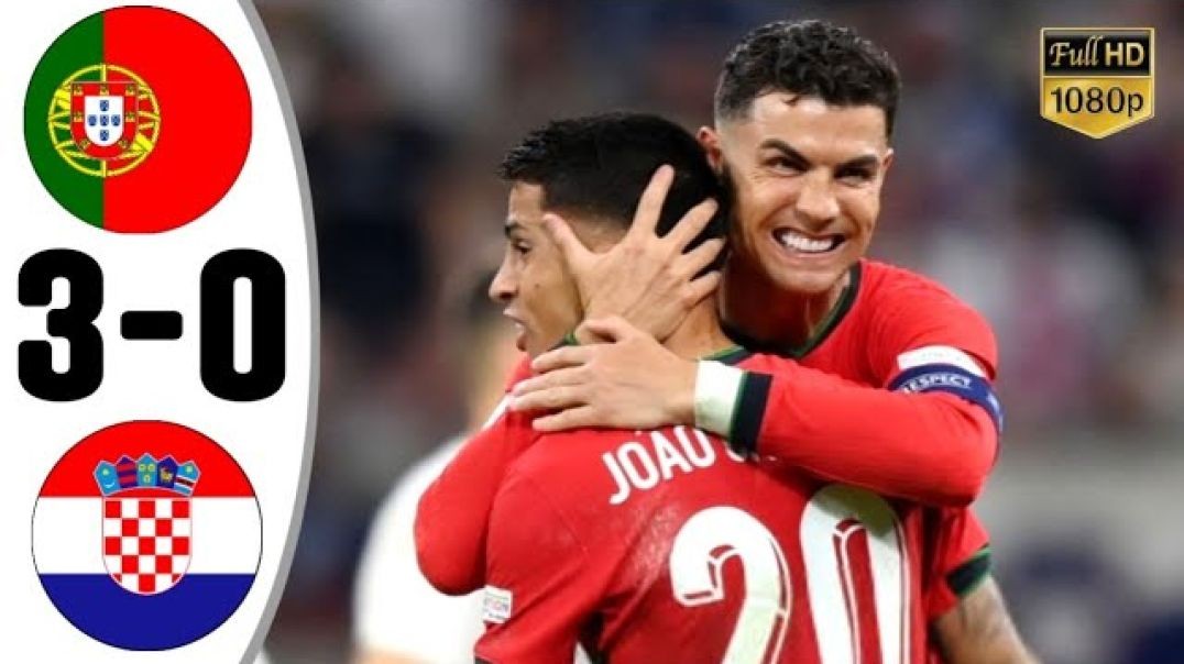 ⁣Portugal vs Croatia 3-0 • UEFA Nations League Highlights • Hasil Nation League Tadi Malam