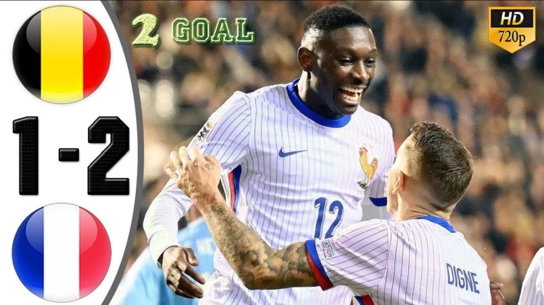 ⁣Belgium vs France 1-2 Highlights &amp;amp; All Goals 2024 HD