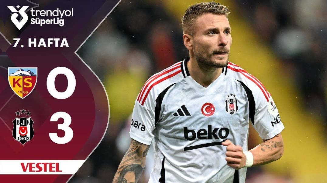 ⁣Vestel _ Kayserispor (0-3) Beşiktaş - Highlights_Özet _ Trendyol Süper Lig - 2024_25