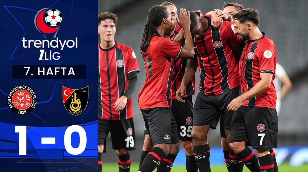 ⁣Fatih Karagümrük (1-0) Uğur Okulları İstanbulspor - Highlights-Özet - Trendyol 1