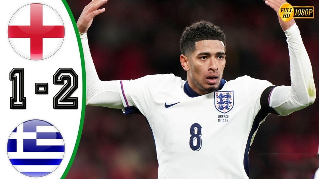 England vs Greece 1-2 Highlights & All Goals 2024 HD