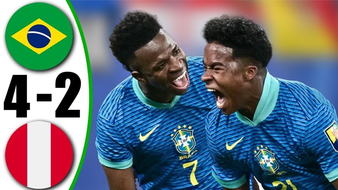 Brazil vs Peru 4-2 - All Goals & Highlights - 2024