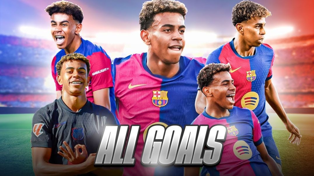 ⁣¡TODOS los GOLES y ASISTENCIAS de LAMINE YAMAL en LALIGA EA SPORTS!