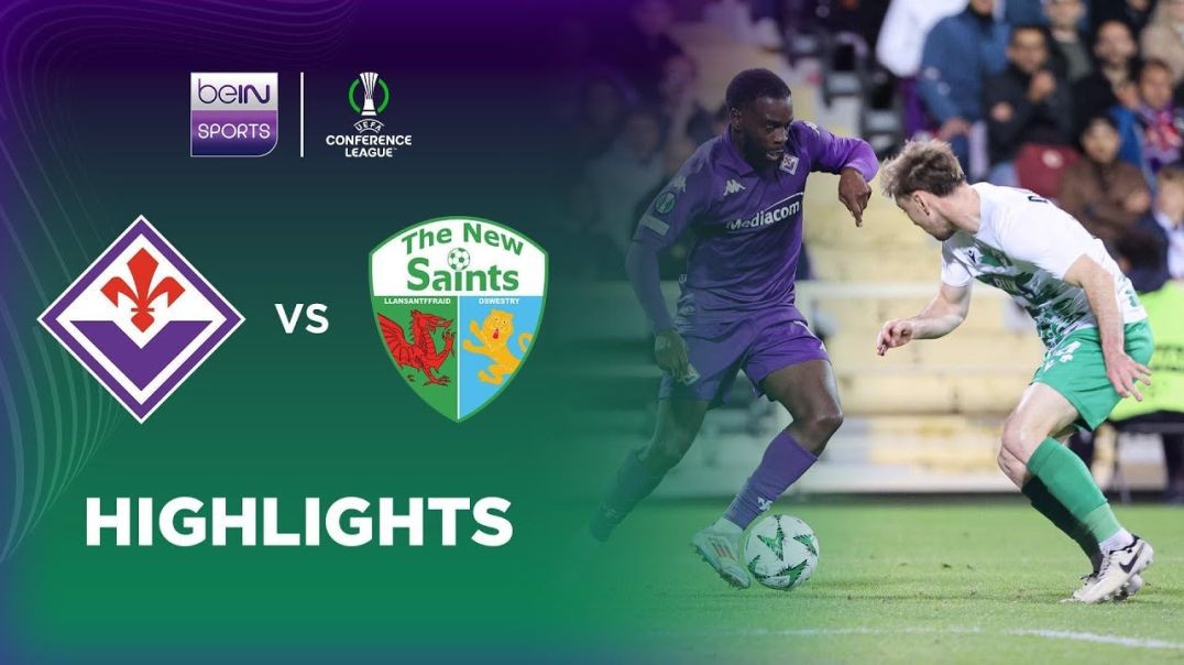 ⁣Fiorentina 2-0 The New Saints - Conference League 24-25 Match Highlights
