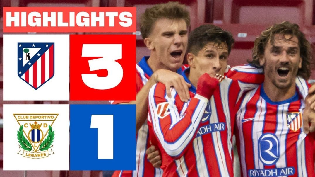 ⁣ATLÉTICO DE MADRID 3 - 1 CD LEGANÉS I RESUMEN LALIGA EA SPORTS