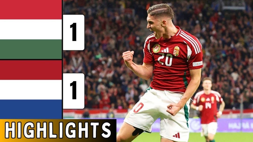 ⁣Hungary vs Netherlands 1-1 - EXTENDED HIGHLIGHTS - Van Dijk Red Card - UEFA Nations League