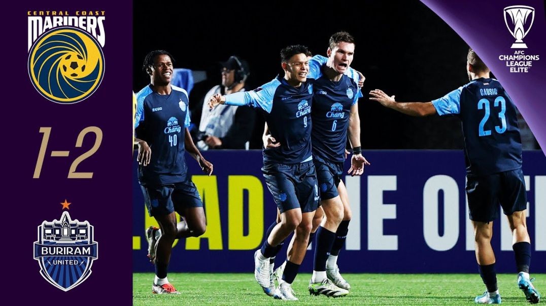 ⁣1st win for Buriram - Mariners (AUS) - Buriram UTD (THA) - Highlights - AFC Champions League Elite™