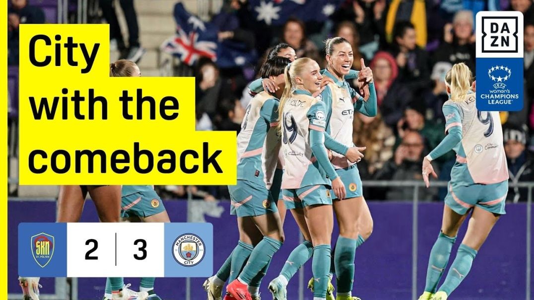 ⁣HIGHLIGHTS - SKN St.Pölten vs. Manchester City -- UEFA Women's Champions League 2024-25