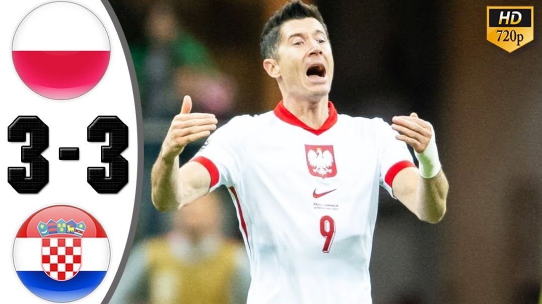 ⁣Poland vs Croatia 3-3 Highlights & All Goals 2024 HD