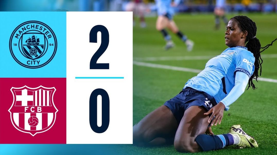 HIGHLIGHTS! City topple Barcelona in record Joie Stadium crowd! _ Man City 2-0 Barcelona _ WCL
