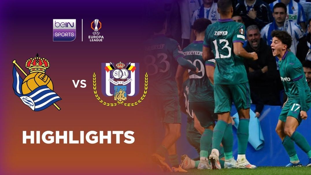 ⁣Real Sociedad 1-2 Anderlecht - Europa League 24-25 Match Highlights