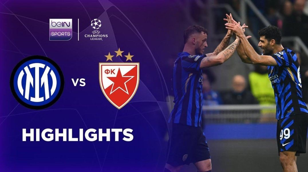 ⁣Inter 4-0 Crvena Zvezda _ Champions League 24_25 Match Highlights