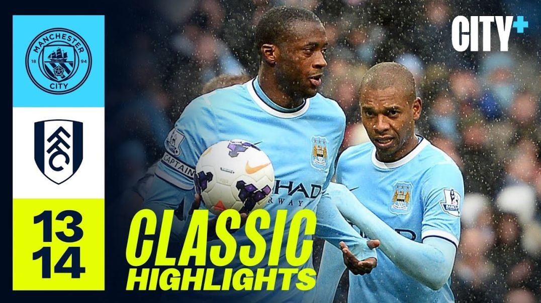 DEMICHELIS ICONIC GOAL! _ Man City 5-0 Fulham _ Classic Highlights