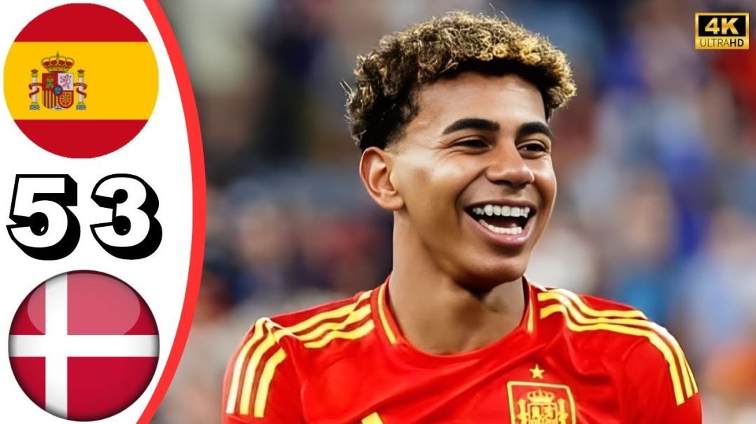 ⁣Spain vs Denmark 5-3 • UEFA Nations League Highlights &amp;amp; All Goals • Spanyol Tadi Malam