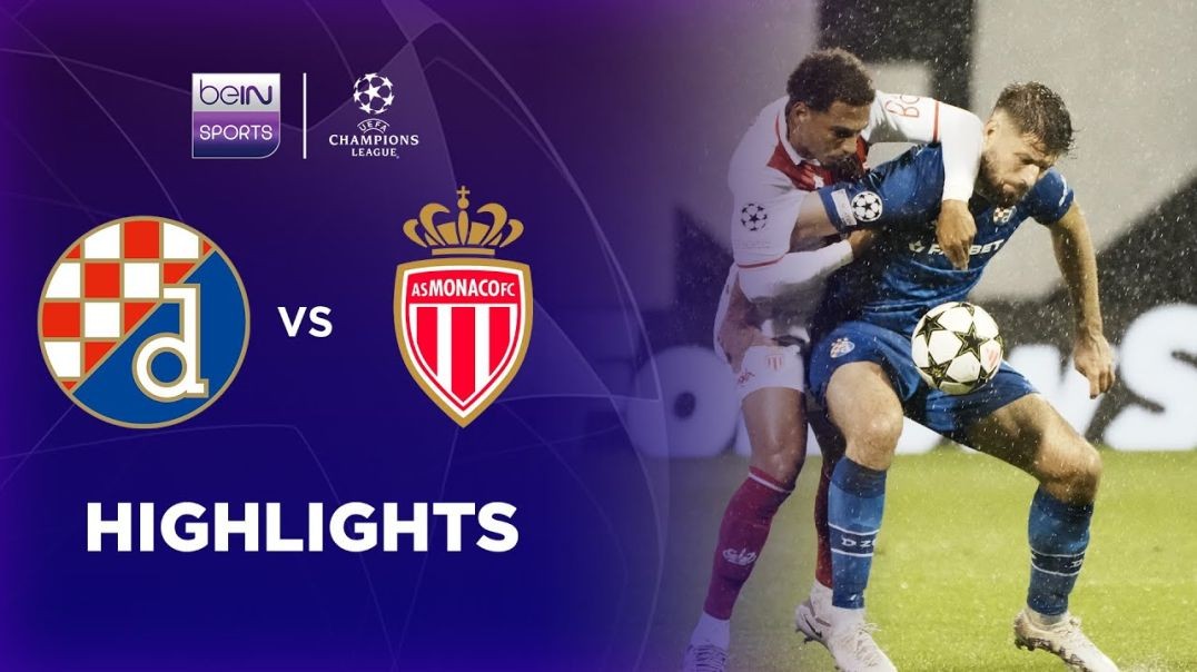 ⁣Dinamo Zagreb 2-2 Monaco - Champions League 24-25 Match Highlights