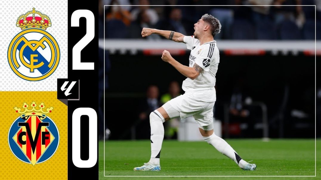 ⁣HIGHLIGHTS _  Real Madrid 2-0 Villarreal _ LaLiga 2024_25