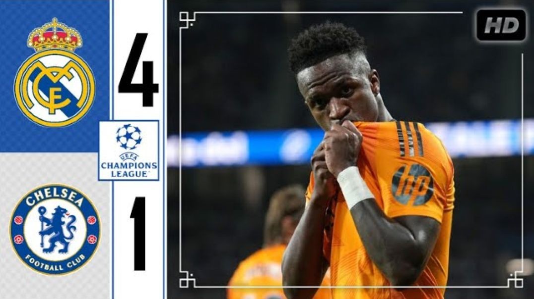 Real Madrid vs Chelsea 4-1 • Champions League Highlights &amp;amp; All Goals 2024 • Hasil Bola T