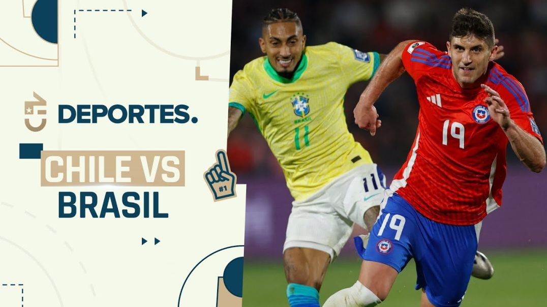 ⁣CHILE 1 - 2 BRASIL🏆 Clasificatorias Mundial 2026 ⚽️ GOLES Y RESUMEN