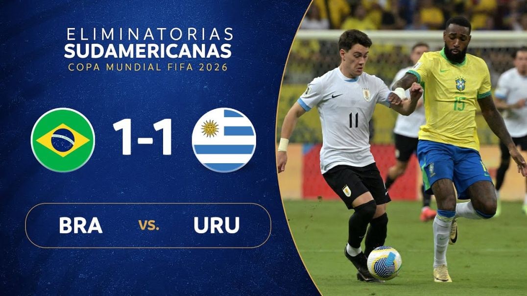 ⁣BRASIL 1-1 URUGUAY Highlights