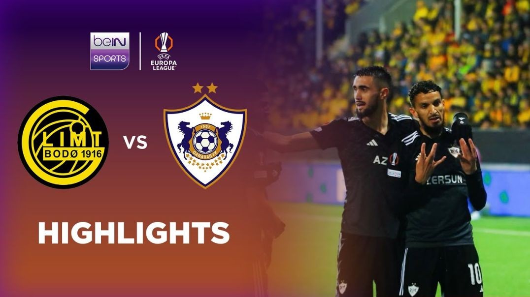 ⁣Bodø/Glimt 1-2 Qarabağ FK | Europa League 24/25 Match Highlights