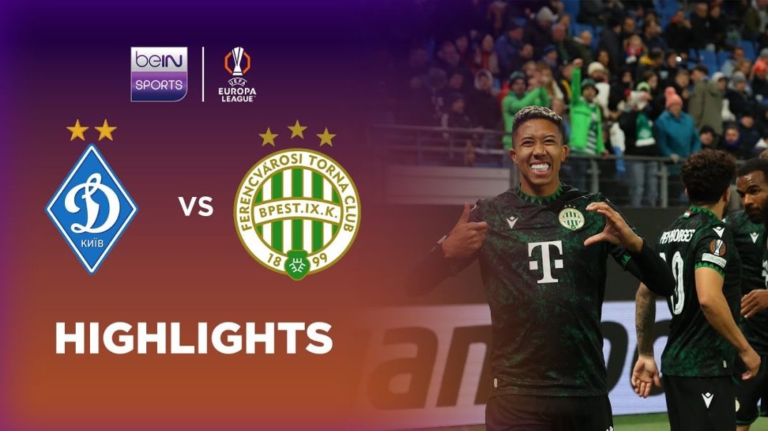 Dynamo Kyiv 0-4 Ferencvárosi TC | Europa League 24/25 Match Highlights
