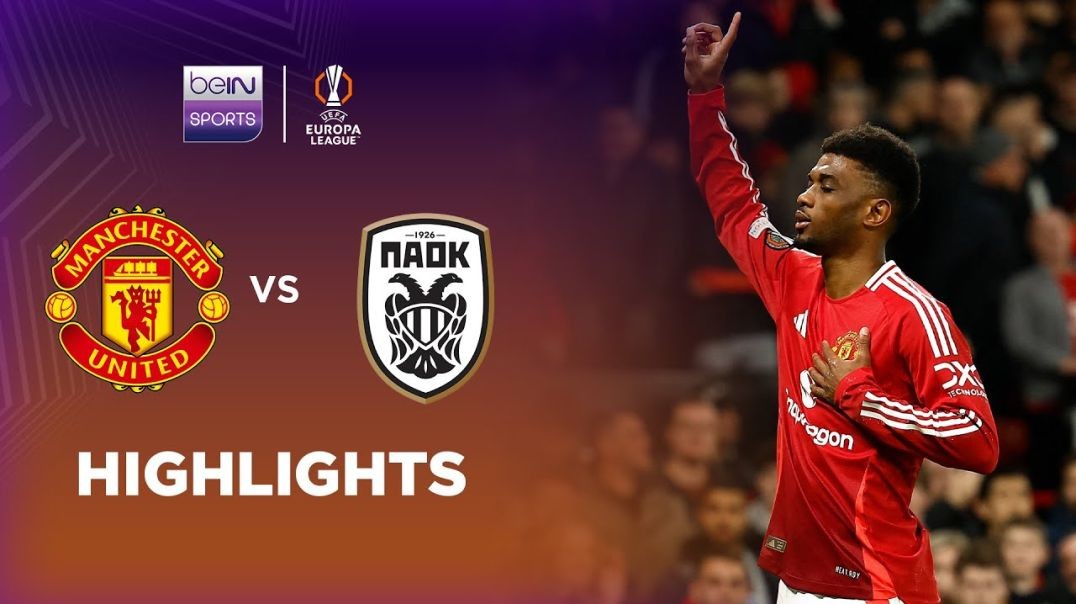 ⁣Manchester United 2-0 PAOK | Europa League 24/25 Match Highlights