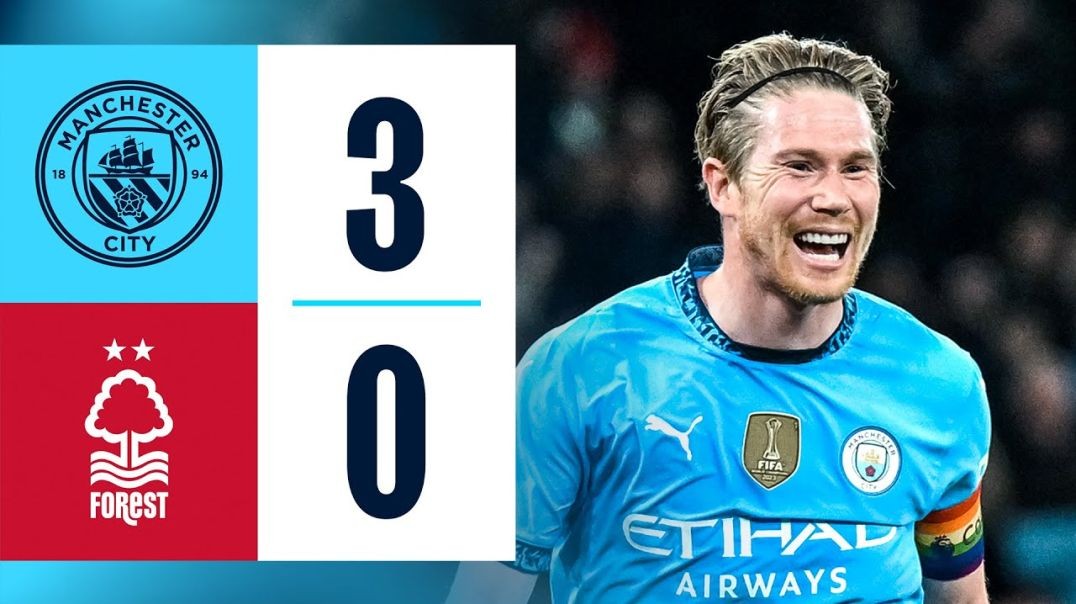 Man City 3-0 Nottingham Forest